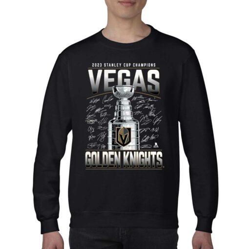 2023 Stanley Cup Champions Vegas Golden Knights Signature T-shirt