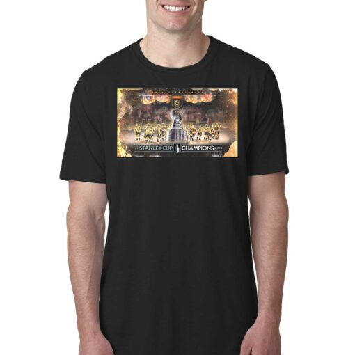 2023 Stanley Cup Champions Vegas Golden T-shirt