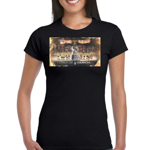 2023 Stanley Cup Champions Vegas Golden T-shirt