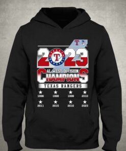 2023 Texas Rangers Al West Division Champions Unisex T shirt 3