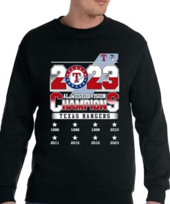2023 Texas Rangers Al West Division Champions Unisex T shirt 4