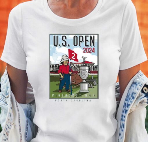 2024 Us Open Ahead Green Putter Boy Chapman T-shirt