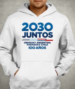 2030 Juntos World Cup Uruguay Argentina Paraguay Chile Ioo Anos Shirt 3