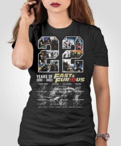 22 Years Of 2001 – 2023 Fast Furious Thank You For The Memories T-shirt 22 Years Of 2001 – 2023 Fast Furious Thank You For The Memories T-shirt