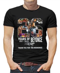 26 Years Of Beyonce Thank You For The Memories Renaissance 2023 World Tour T shirt 1