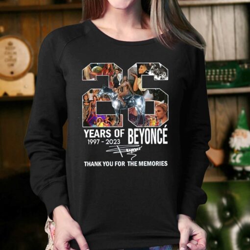 26 Years Of Beyonce Thank You For The Memories Renaissance 2023 World Tour T-shirt