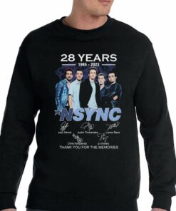 28 Years 1995 2023 Nsync Thank You For The Memories T shirt 4