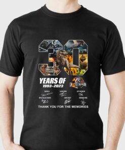 30 Years 1993-2023 Jurassic Park Thank You For The Memories Unisex T-shirt 30 Years 1993-2023 Jurassic Park Thank You For The Memories Unisex T-shirt