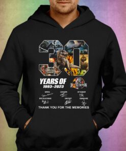 30 Years 1993 2023 Jurassic Park Thank You For The Memories Unisex T shirt 3