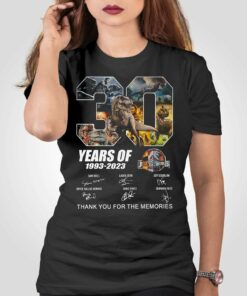 30 Years Of 1993 – 2023 Jurassic World Thank You For The Memories T-shirt 30 Years Of 1993 – 2023 Jurassic World Thank You For The Memories T-shirt