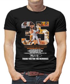 35 Brandon Crawford San Francisco Giants 2011 2023 Memories T shirt 1