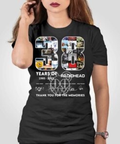 38 Years Of 1985 – 2023 Radiohead Thank You For The Memories T-shirt 38 Years Of 1985 – 2023 Radiohead Thank You For The Memories T-shirt