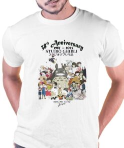 38th Anniversary 1985 2023 Studio Ghibli Miyazaki Hayao Signature Shirt 1