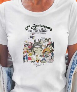 38th Anniversary 1985 2023 Studio Ghibli Miyazaki Hayao Signature Shirt 2