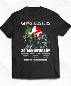 39th Anniversary 1984 2023 Ghostbusters Signature T shirt 1