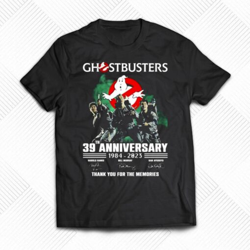 39th Anniversary 1984 – 2023 Ghostbusters Signature T-shirt