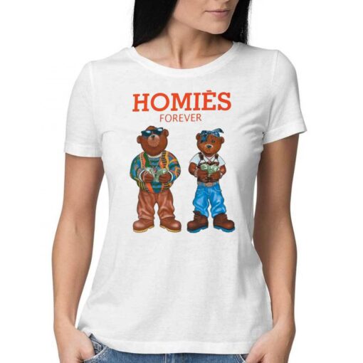 3forty Inc Homies Forever White Shirt