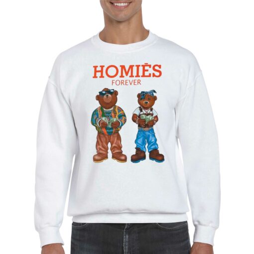 3forty Inc Homies Forever White Shirt