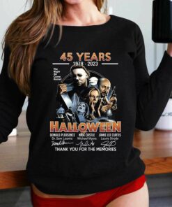 45 Years 1978 2023 Halloween Thank You For The Memories T shirt 2