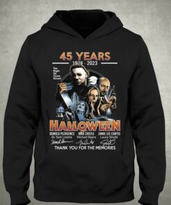 45 Years 1978 2023 Halloween Thank You For The Memories T shirt 3