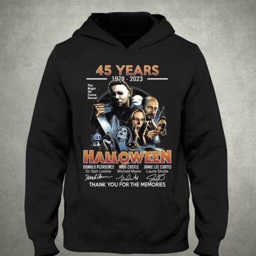 45 Years 1978 – 2023 Halloween Thank You For The Memories T-shirt