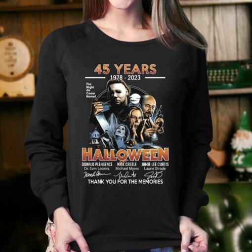 45 Years 1978 – 2023 Halloween Thank You For The Memories T-shirt