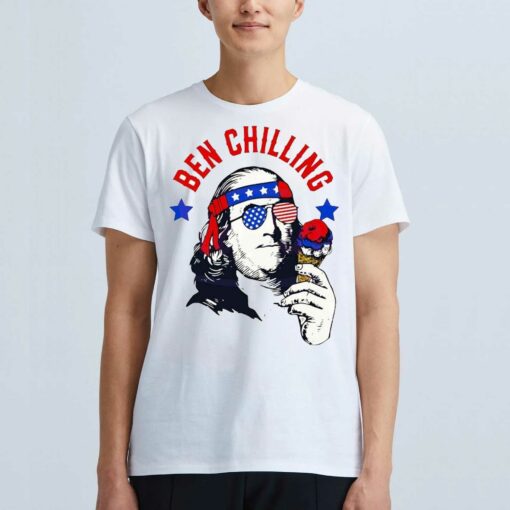 4th Of July Svg Funny Ben Franklin Ice Cream Meme Shirt