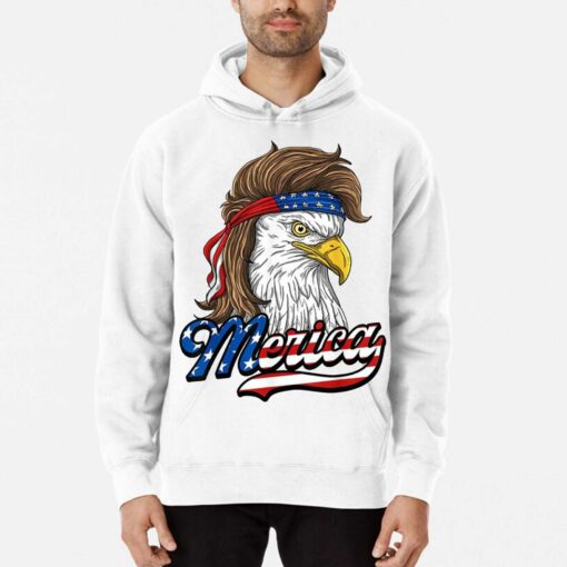 4th Of July T-shirt Merica Patriotic Usa Eagle Of Freedom