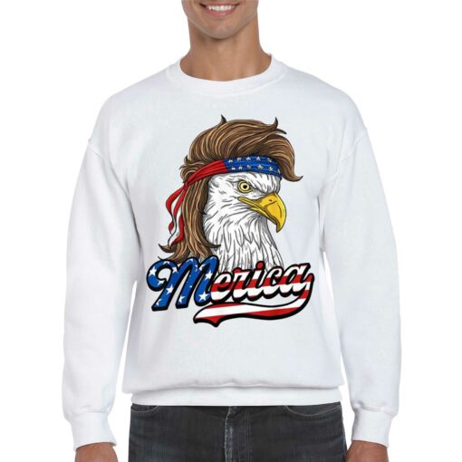 4th Of July T-shirt Merica Patriotic Usa Eagle Of Freedom