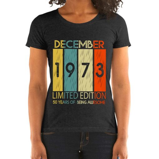 50 Years Of Being Awesome December 1973 Shirt Sweatshirt