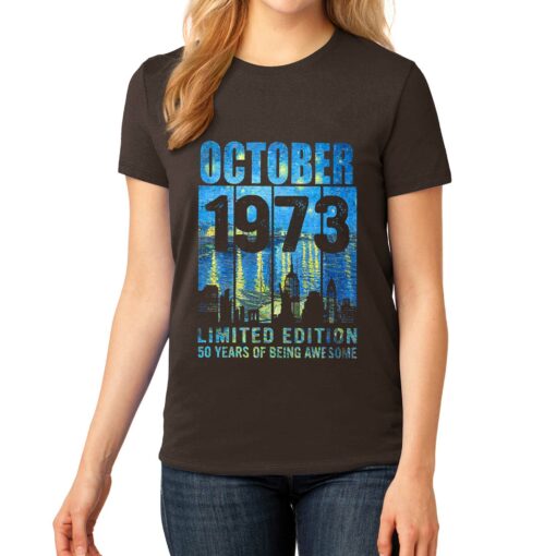 50 Years Of Being Awesome October 1973 Shirt