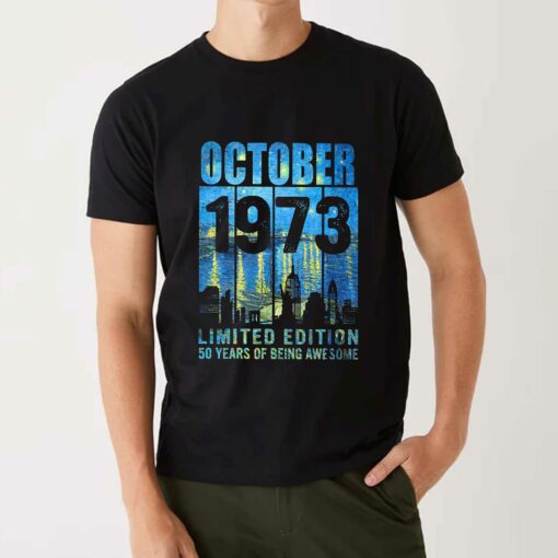 50 Years Of Being Awesome October 1973 Shirt