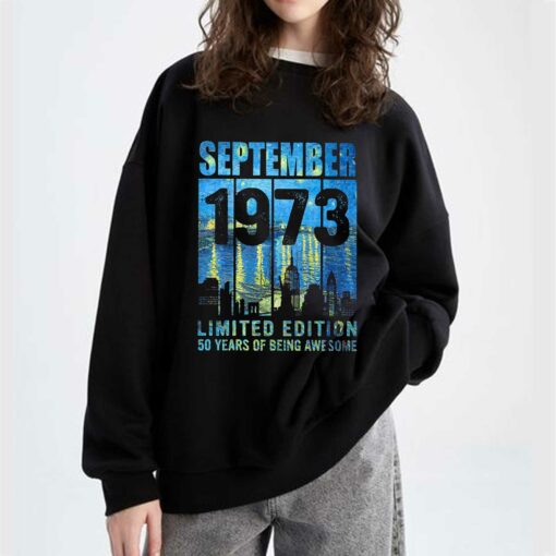 50 Years Of Being Awesome September 1973 Shirt