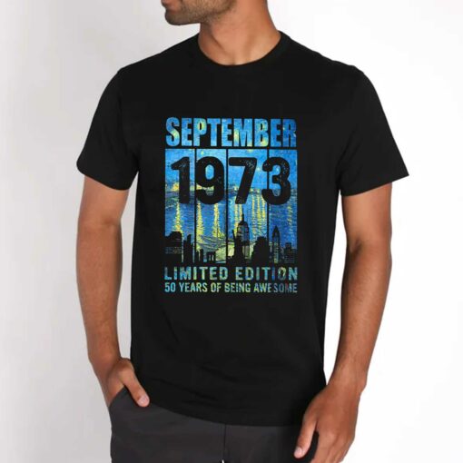 50 Years Of Being Awesome September 1973 Shirt