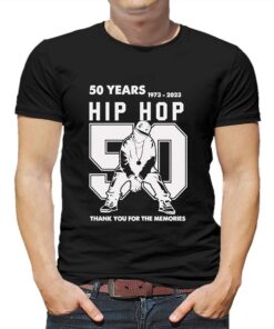 50 Years Of Hip Hop 1973 2023 50th Thank You For The Memories Hip Hop T shirt 1