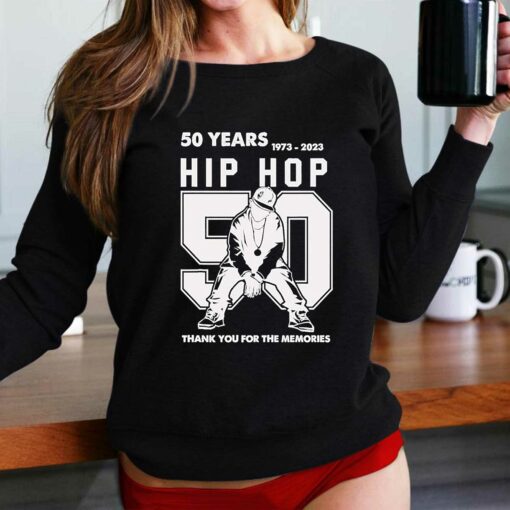 50 Years Of Hip Hop 1973-2023 50th Thank You For The Memories Hip Hop T-shirt