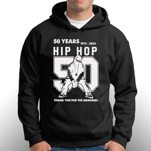 50 Years Of Hip Hop 1973-2023 50th Thank You For The Memories Hip Hop T-shirt