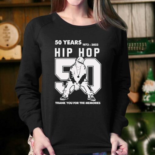 50 Years Of Hip Hop 1973-2023 50th Thank You For The Memories Hip Hop T-shirt