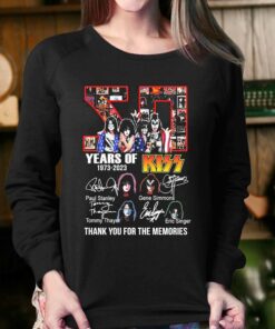 50 Years Of Kiss Rock Band 1973-2023 Thank You For The Memories Signatures Shirt 3 50 Years Of Kiss Rock Band 1973 2023 Thank You For The Memories Signatures Shirt 4