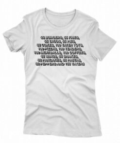 55 Burgers 55 Fries 55 Tacos 55 Pies 55 Cokes Shirt 2