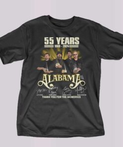 55 Years 1968 2023 Alanama Thank You For The Memories T shirt 1