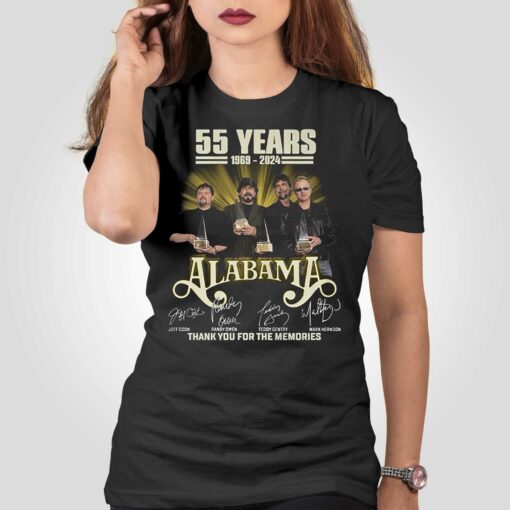 55 Years 1968 – 2023 Alanama Thank You For The Memories T-shirt