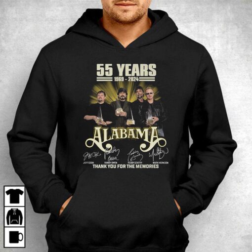 55 Years 1968 – 2023 Alanama Thank You For The Memories T-shirt