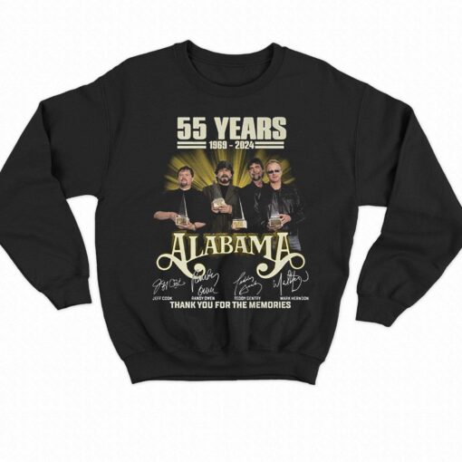 55 Years 1968 – 2023 Alanama Thank You For The Memories T-shirt