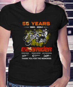 55 Years 1969 – 2024 Easy Rider Thank You For The Memories T-shirt