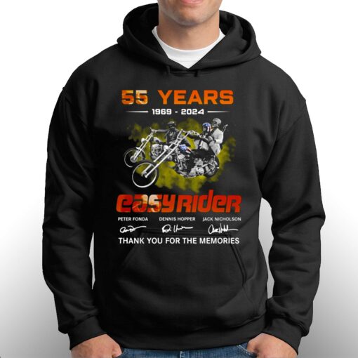 55 Years 1969 – 2024 Easy Rider Thank You For The Memories T-shirt