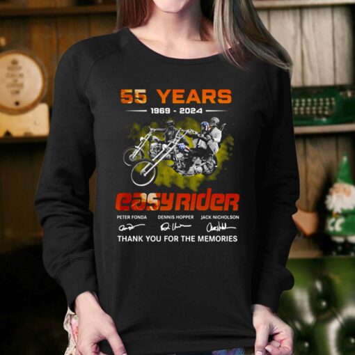 55 Years 1969 – 2024 Easy Rider Thank You For The Memories T-shirt