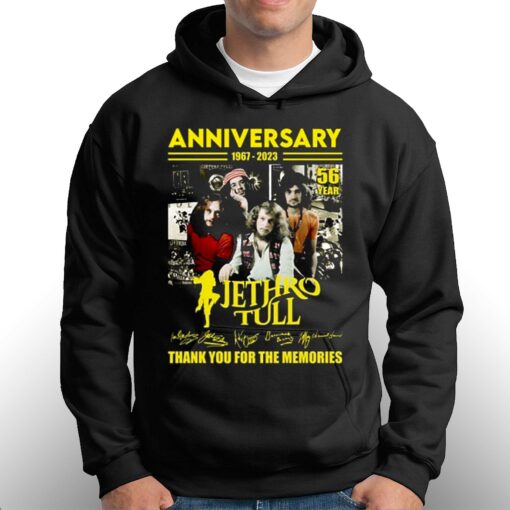 56th Anniversary 1967 – 2023 Jethro Tull Thank You For The Memories T-shirt