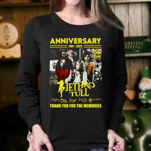 56th Anniversary 1967 – 2023 Jethro Tull Thank You For The Memories T-shirt