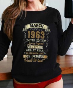 59 Year Old Gift March 1963 59th B T-shirt 1 59 Year Old Gift March 1963 59th B T shirt 2